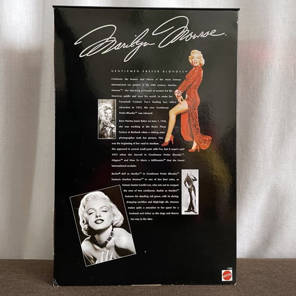 Marilyn Monroe Barbie doll, new in box! Collector edition. Red dress. 1997 - Picture 2 of 3